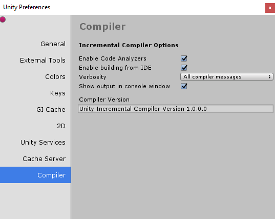 unity compiler