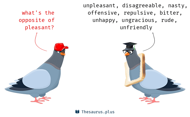 pleasant thesaurus