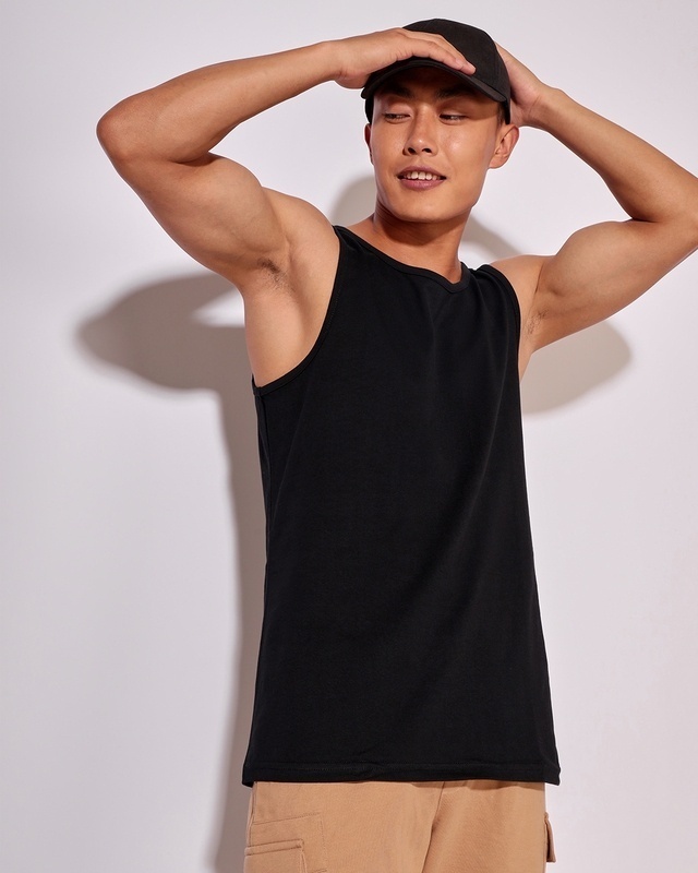 bewakoof sleeveless t shirts