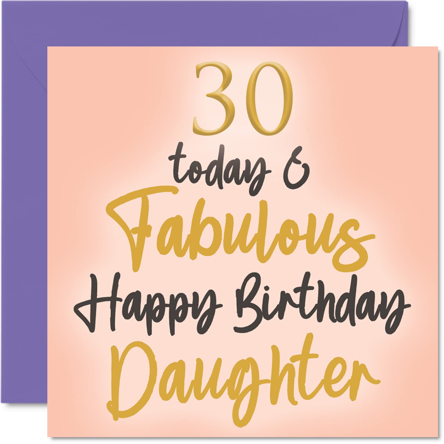 30th birthday card for daughter