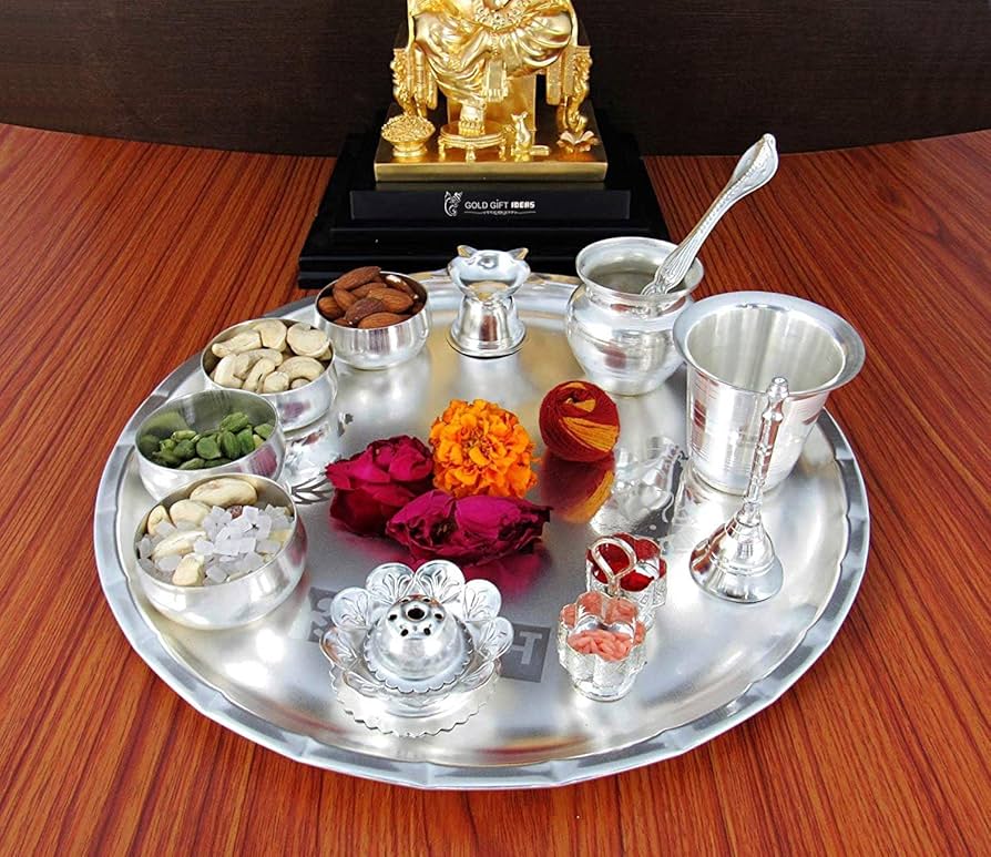 pooja plates images