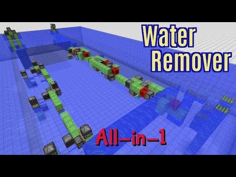 minecraft water removal machine