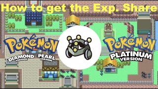 pokemon platinum exp share