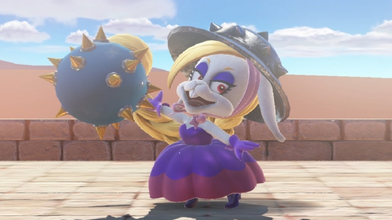 super mario odyssey harriet boss