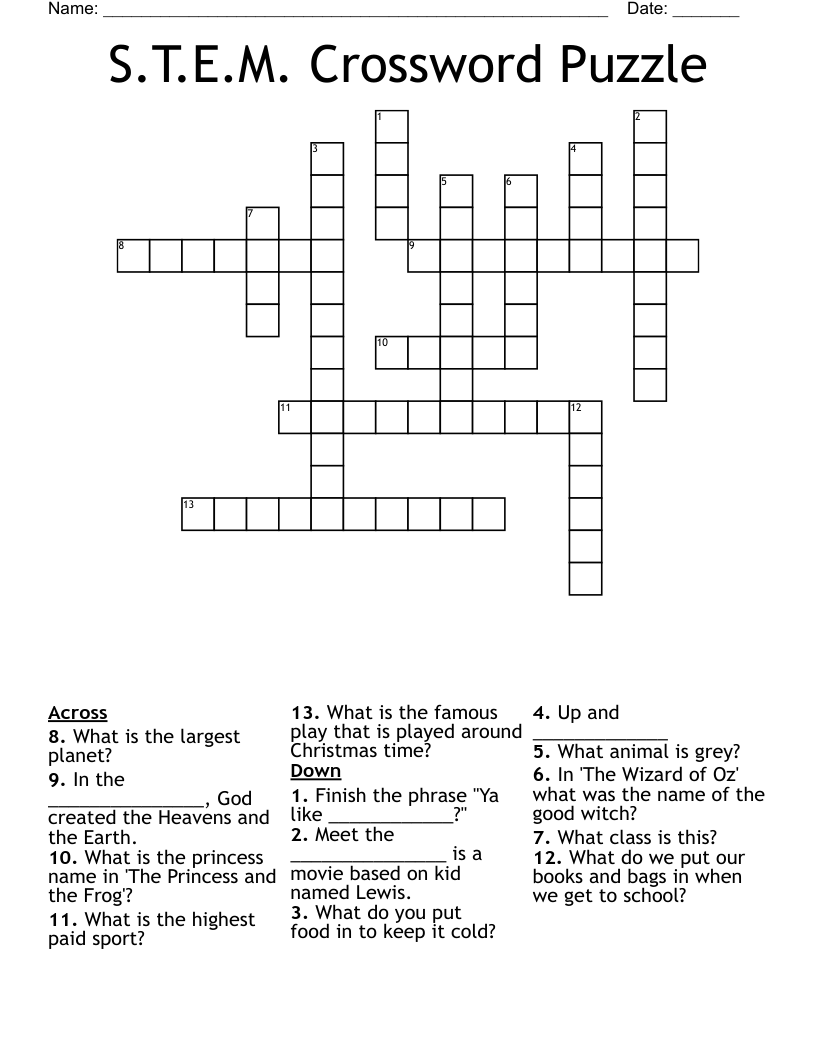 stem crossword clue