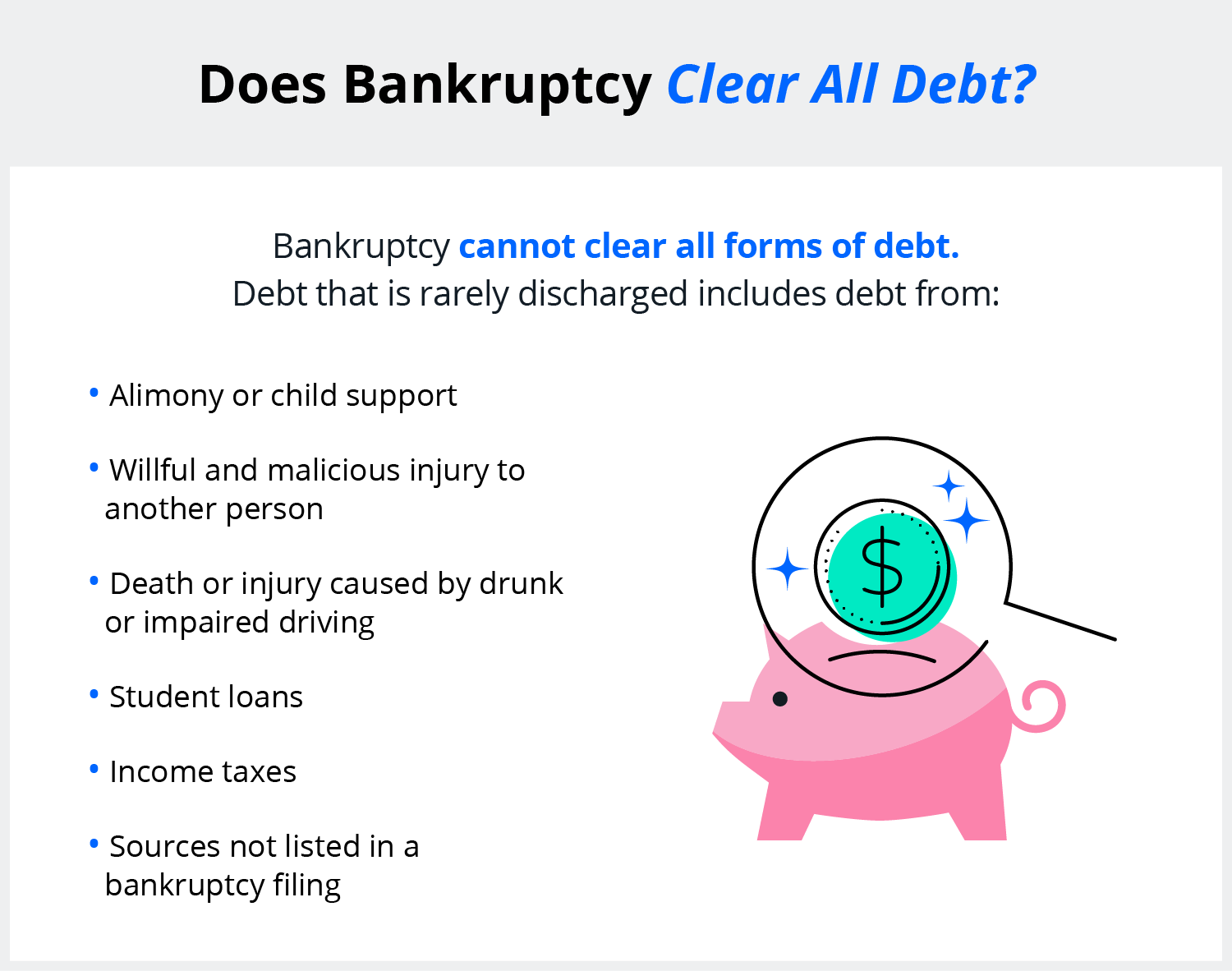 what does filing bankruptcy entail