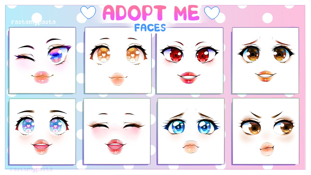 adopt me faces