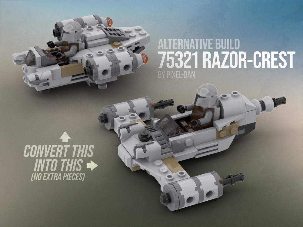 razor crest microfighter