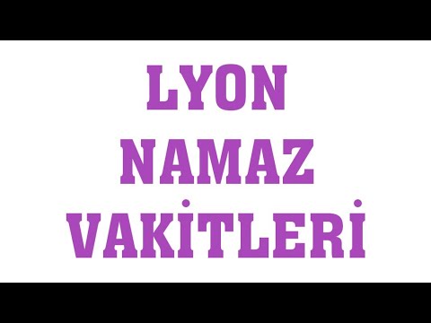 lyon cuma namazi saati