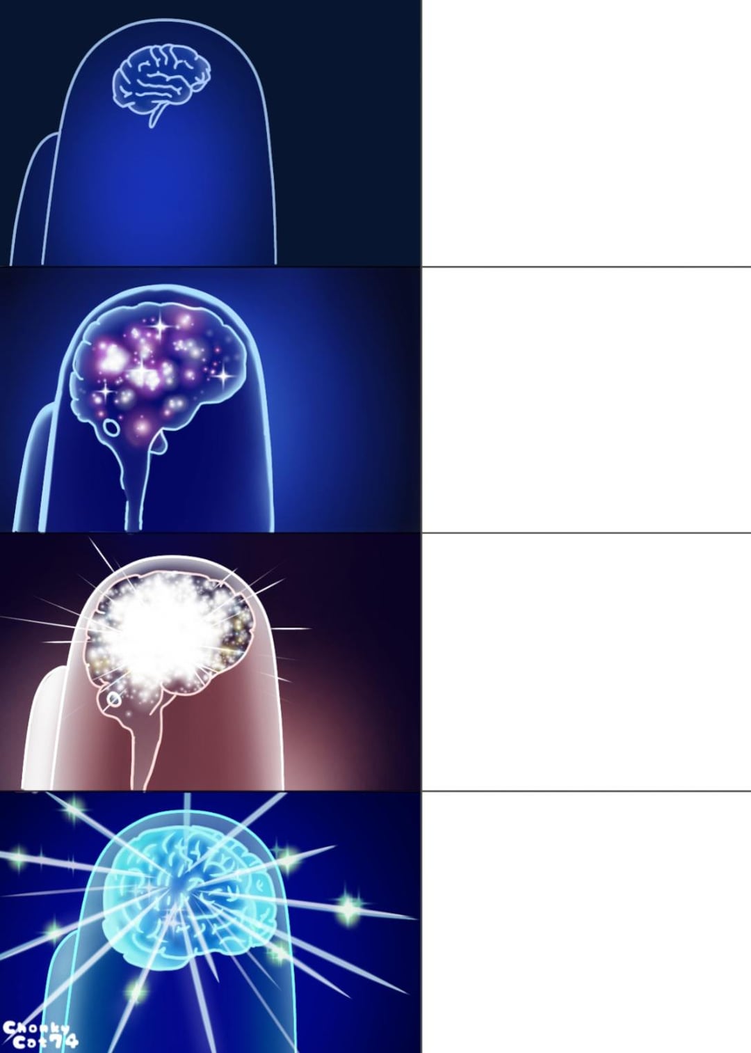 big brain meme template