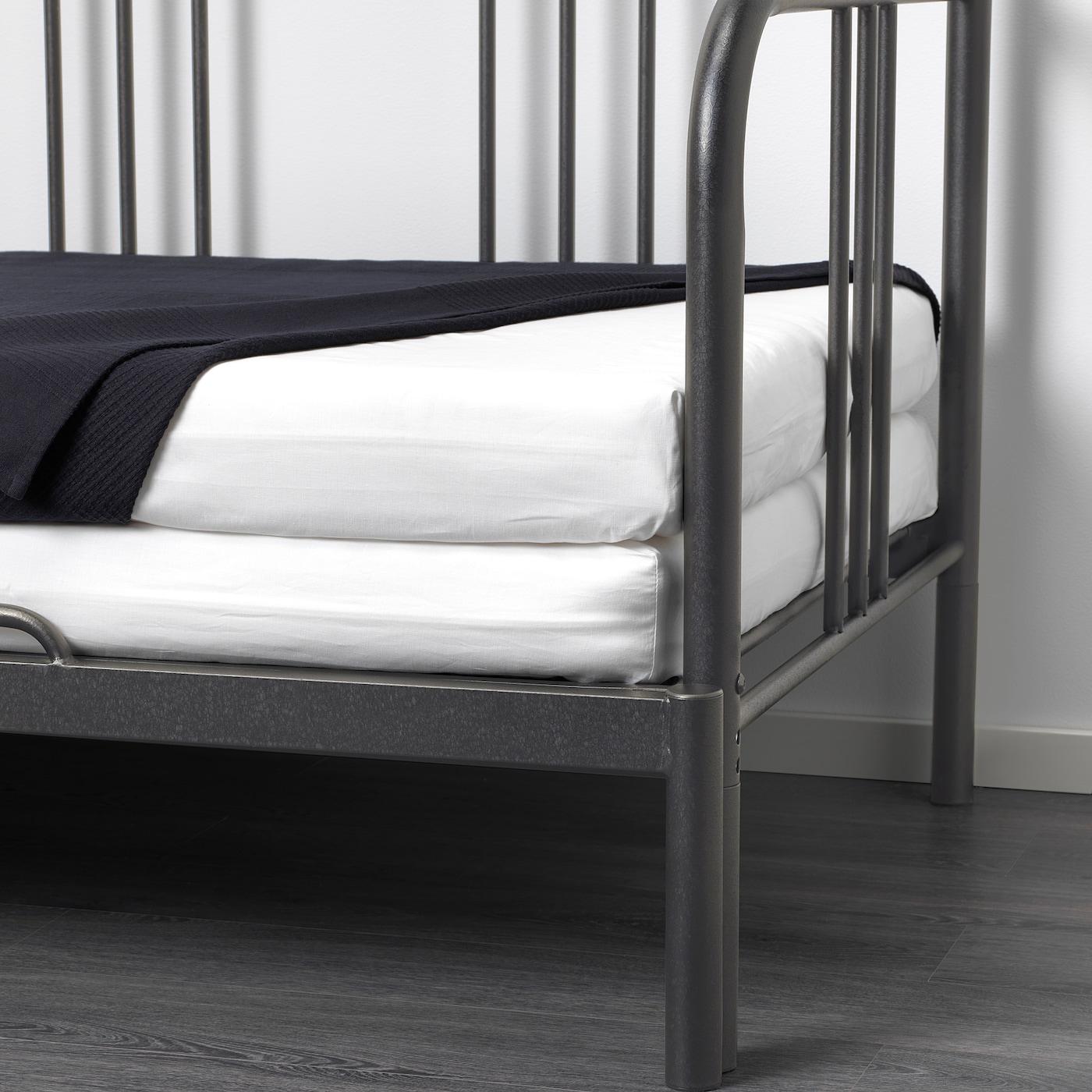 ikea metal double bed frame