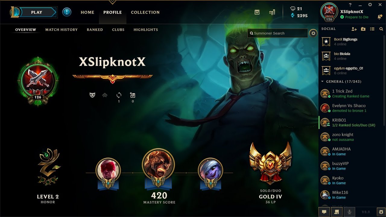 free lol accounts lvl 30