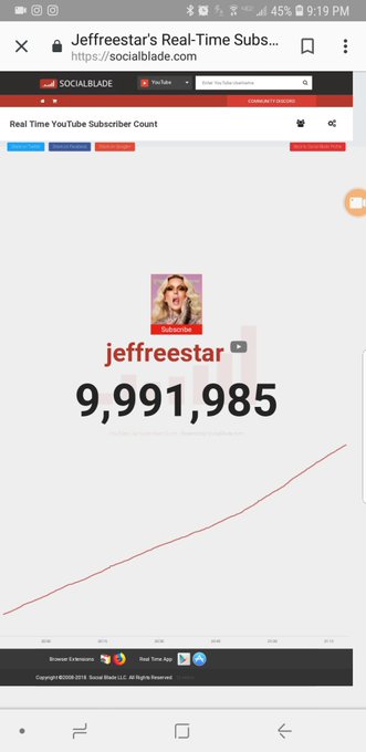 jeffree star social blade