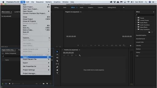 how to split clips in premiere pro cc 2019