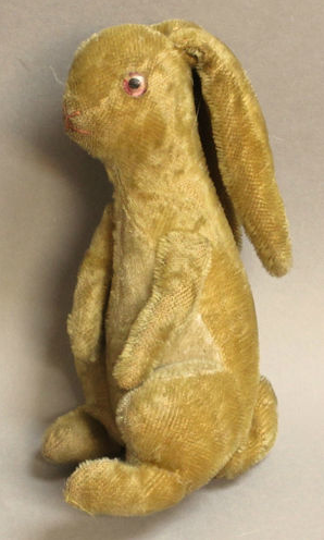 old rabbit stuffed animal