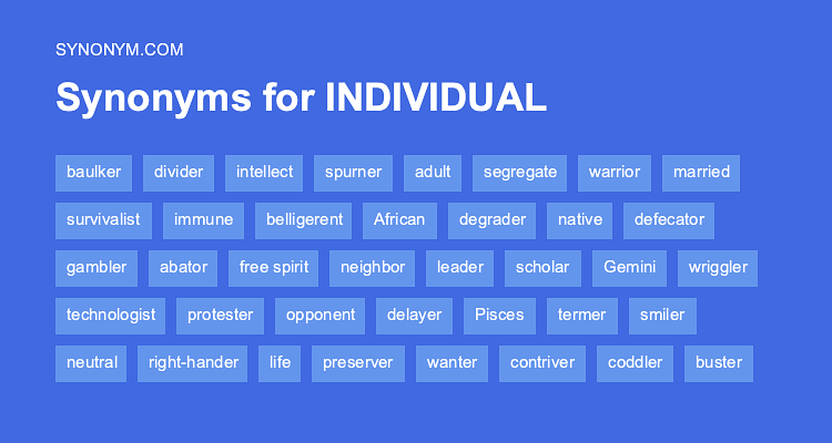 individual antonym