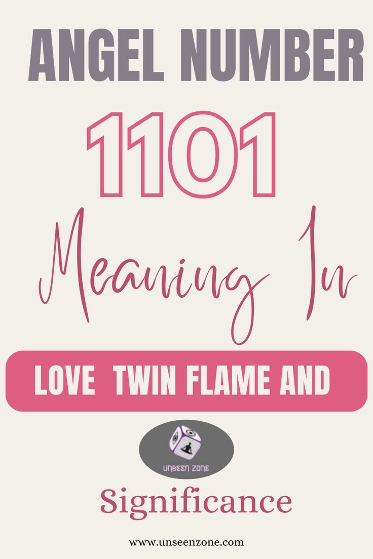 1101 angel number twin flame