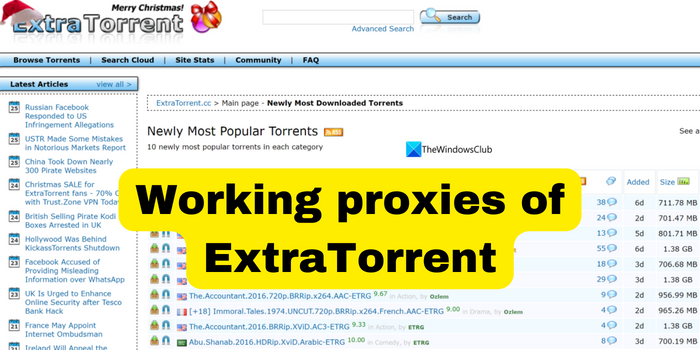 extra torrent unblocked