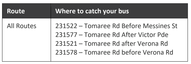 raymond terrace bus times