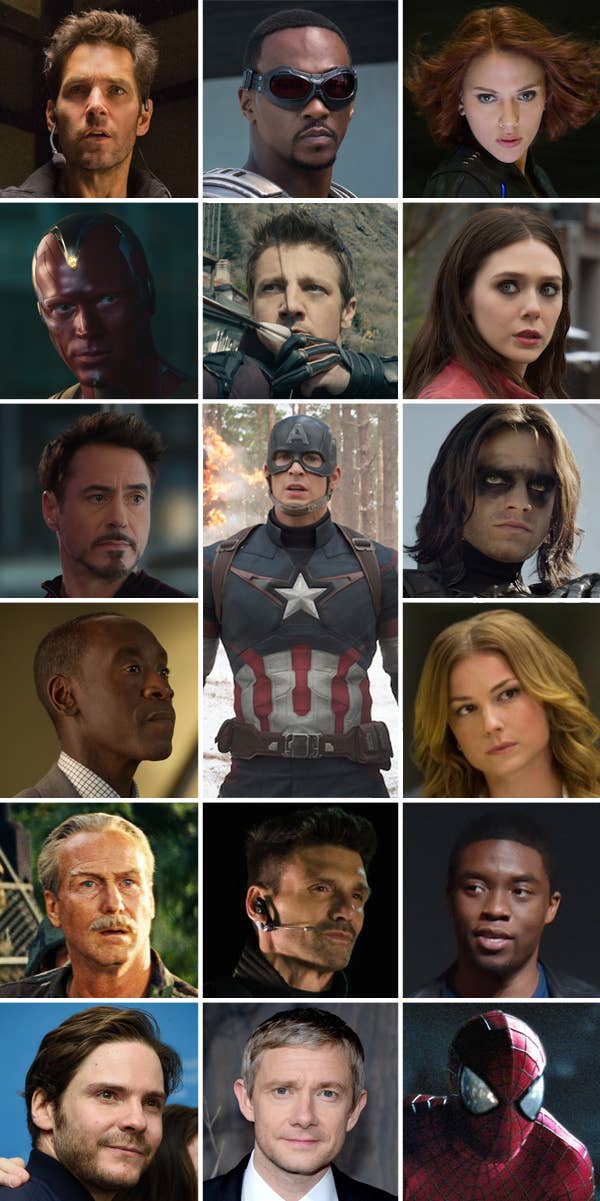 cast of captain america film series