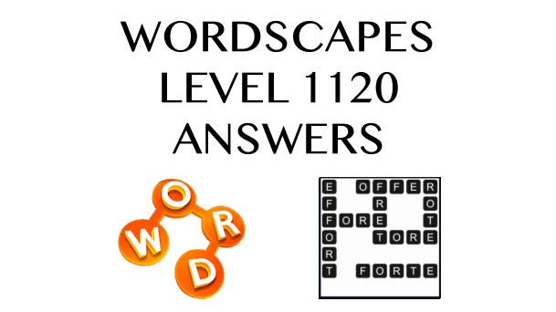 wordscapes level 1120