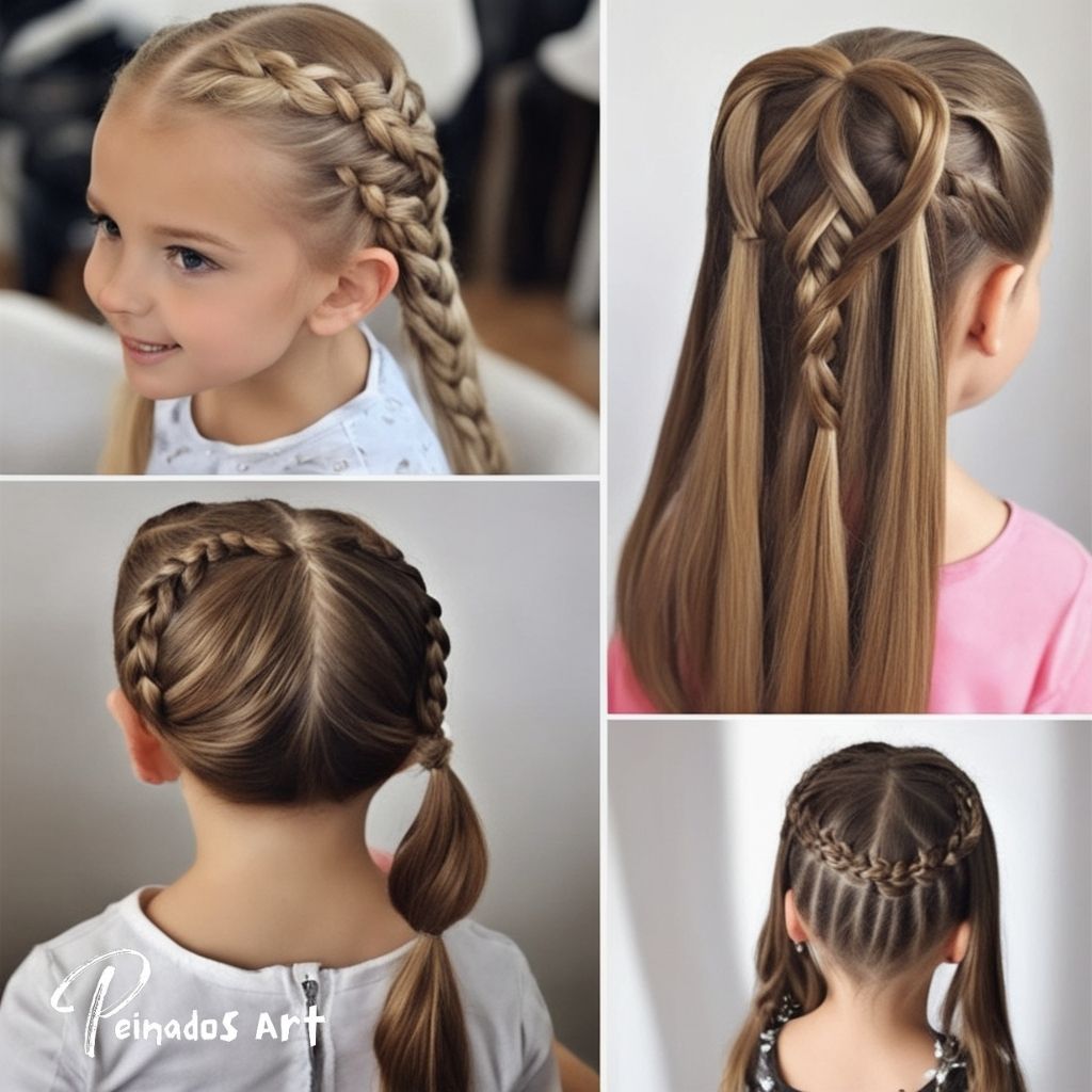 peinados para niñas con trenzas