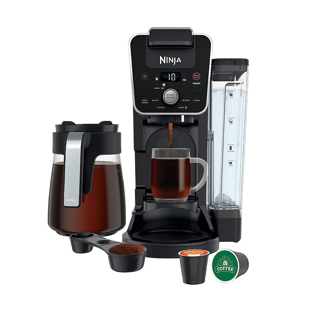 ninja single serve dual brew coffee maker