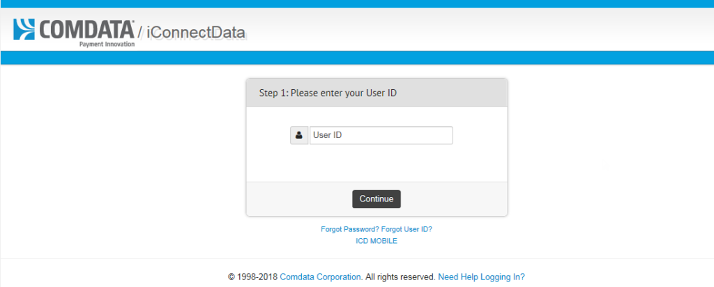 comdata card login