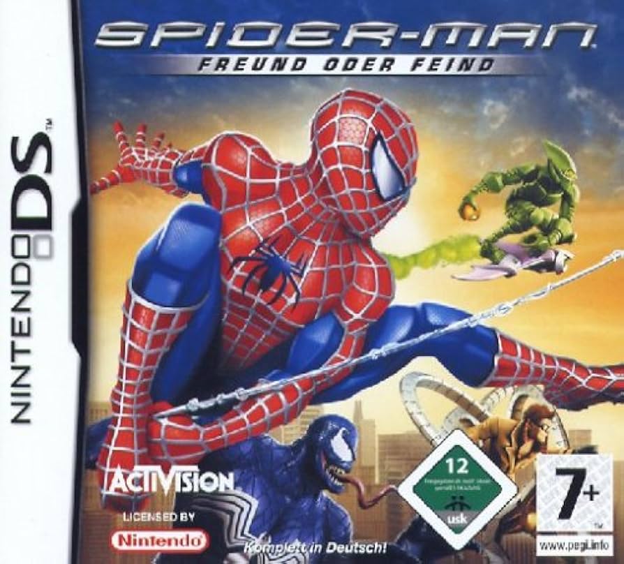 spider man game ds