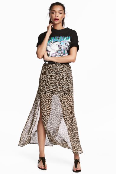 h&m long skirt