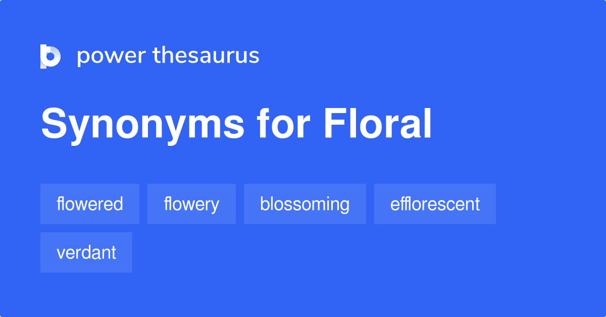 floral synonym