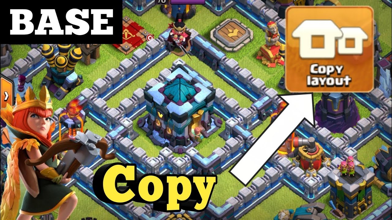 how to copy base in clash of clans