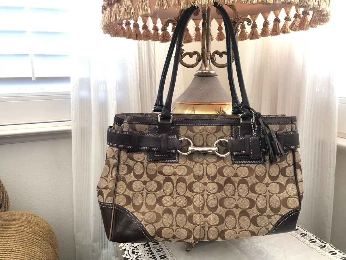 brown coach purse