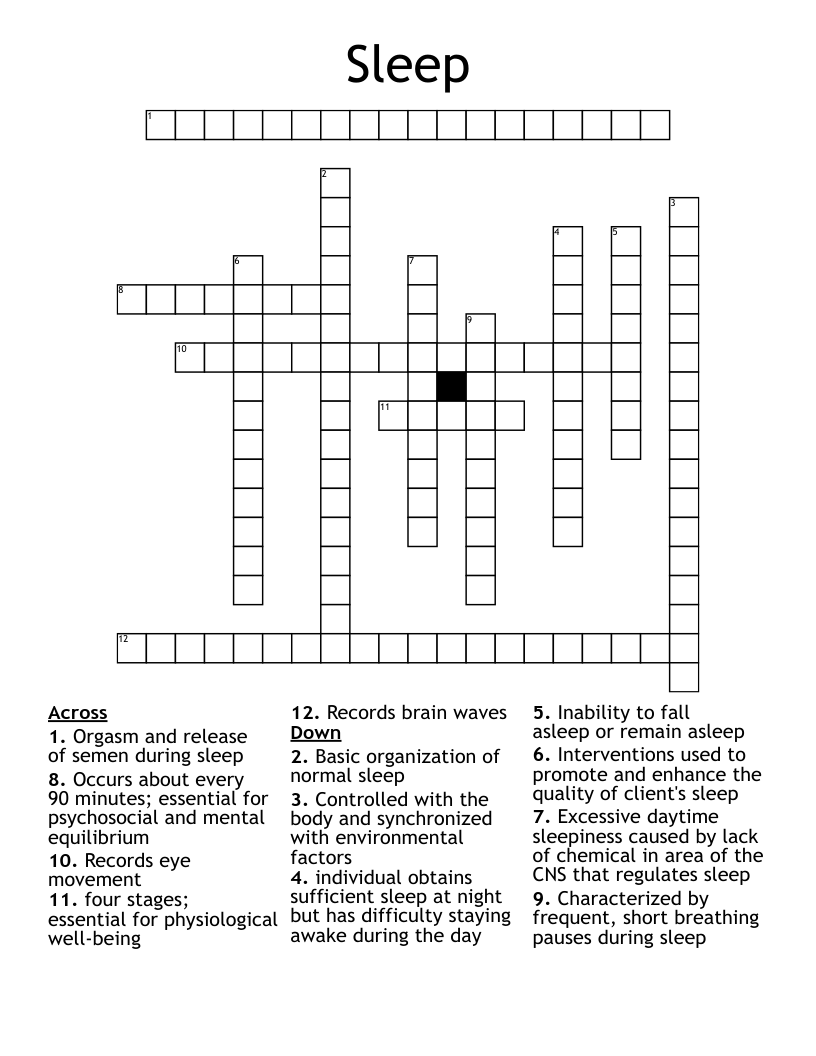 sleep inducing crossword clue