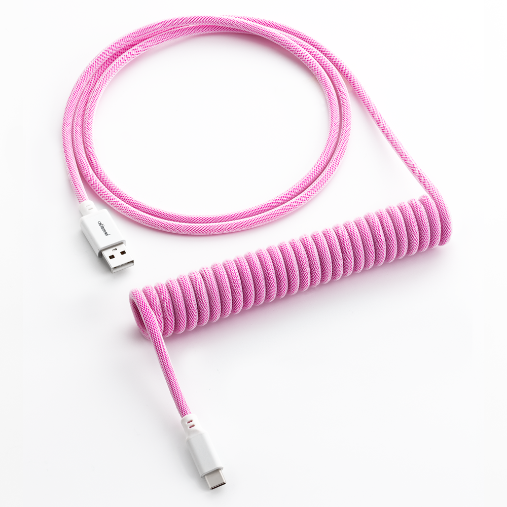 coiled usb c keyboard cable