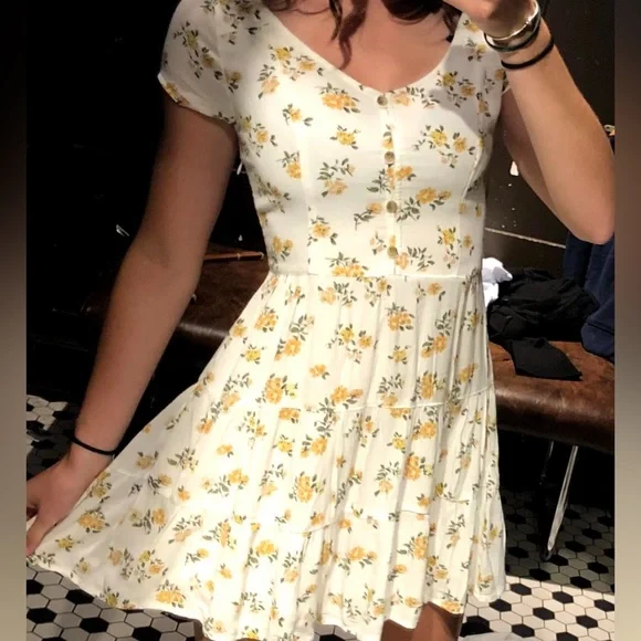 hollister floral dress