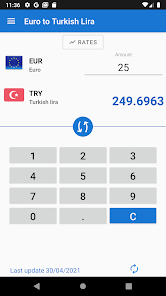 convert lira to euro