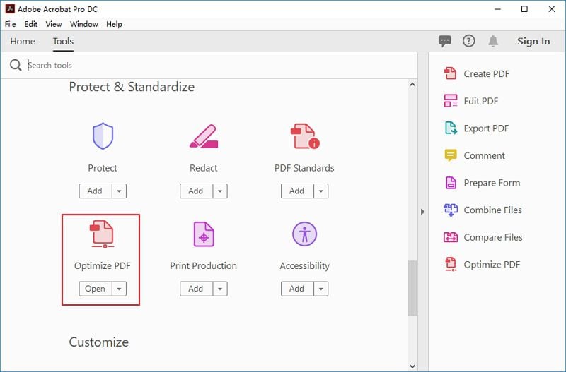 compress pdf adobe acrobat dc