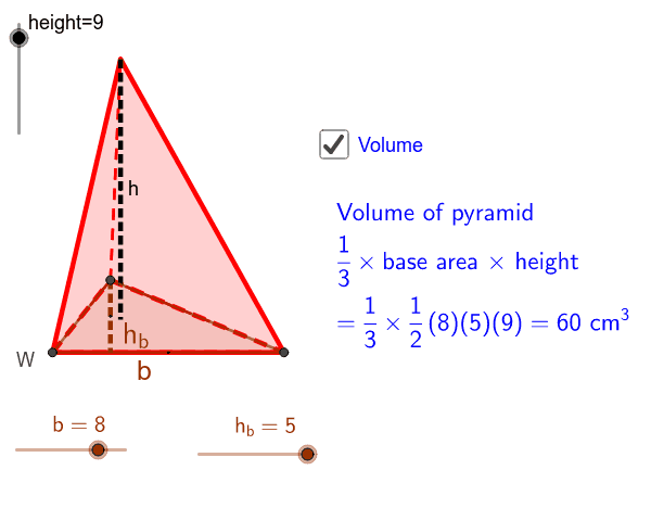 triangular pyramid formula