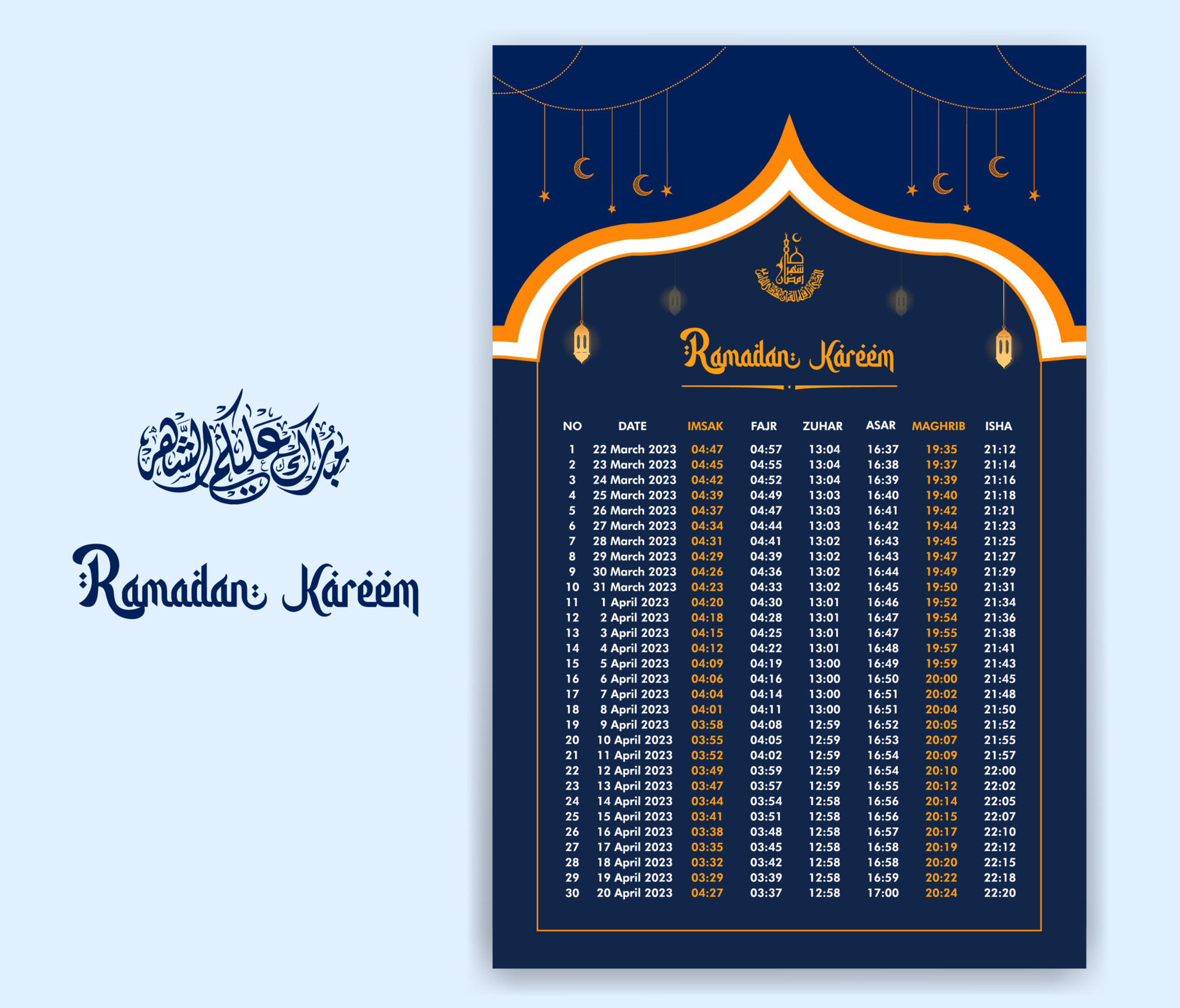 ramadan timing