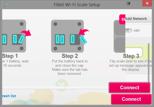 fitbit aria setup