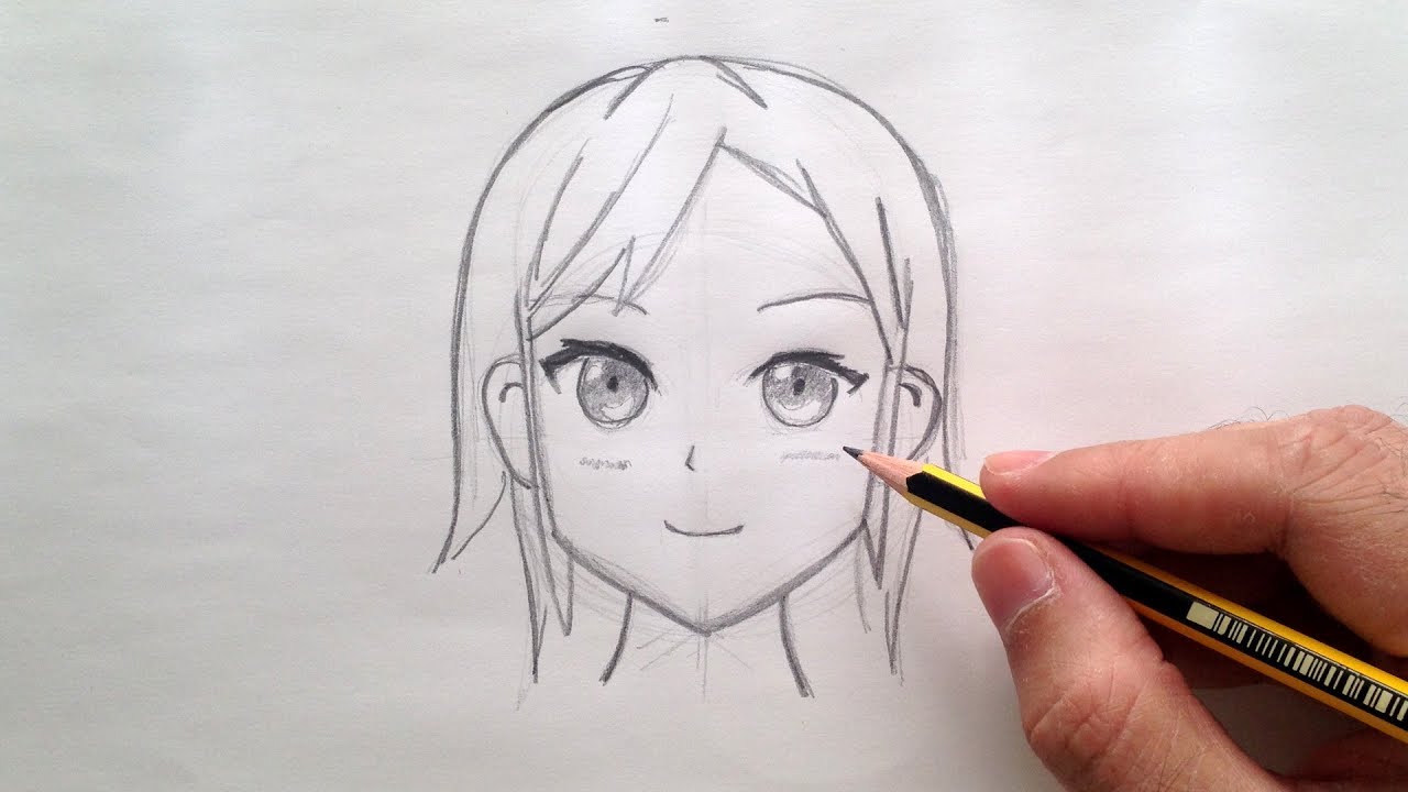 cara para dibujar anime