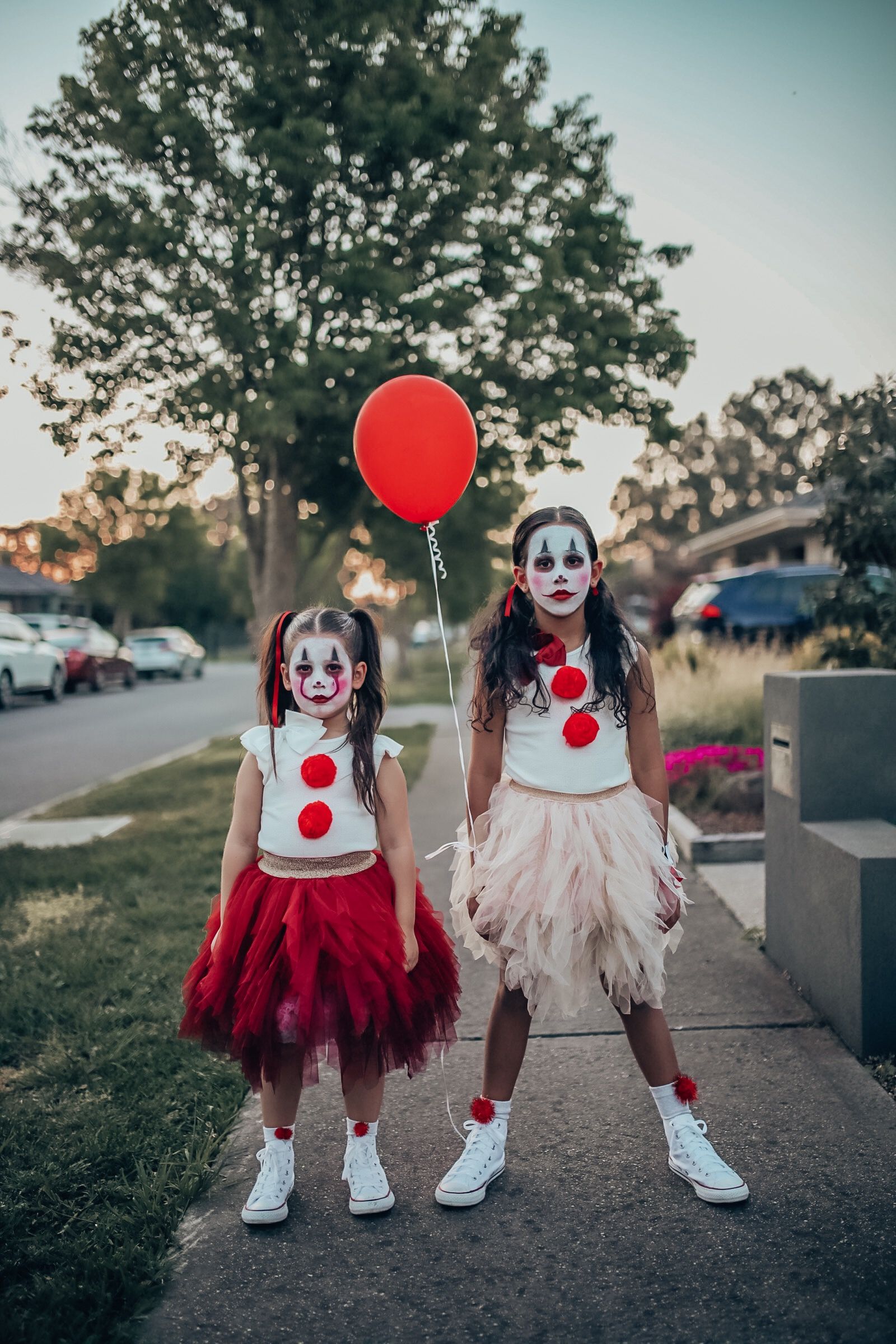 childrens clown halloween costumes