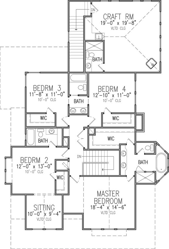 2 floor house blueprints