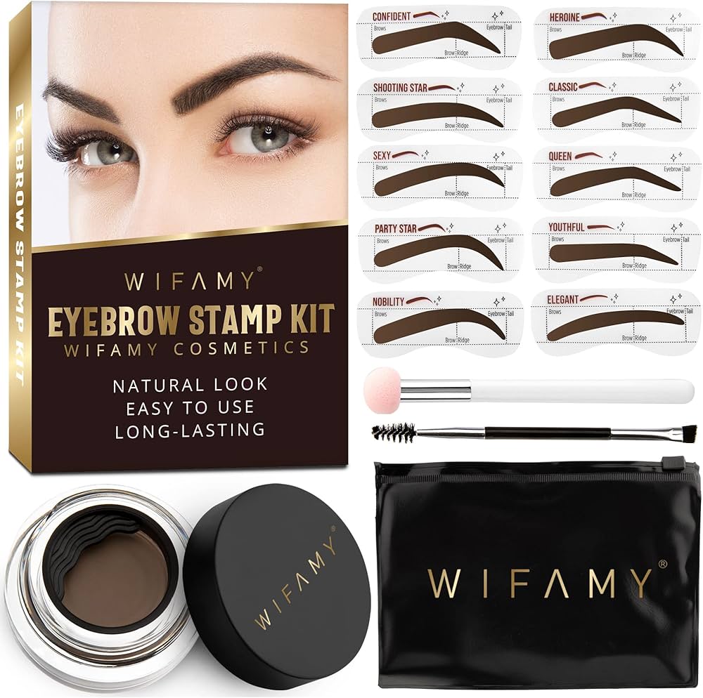 best eyebrow stamp stencil kit