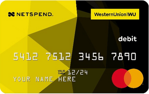 western union activate card