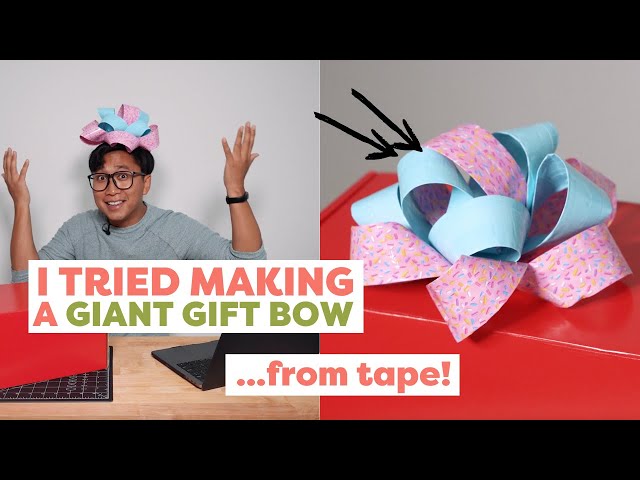 huge gift bow