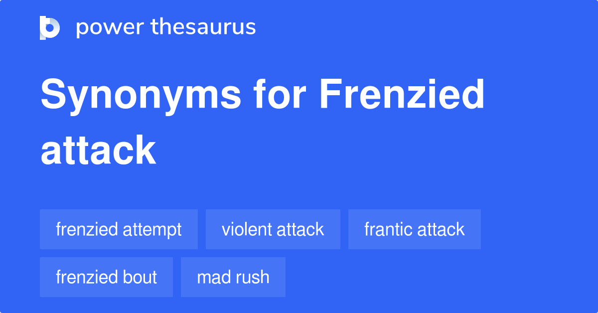 frenzy thesaurus