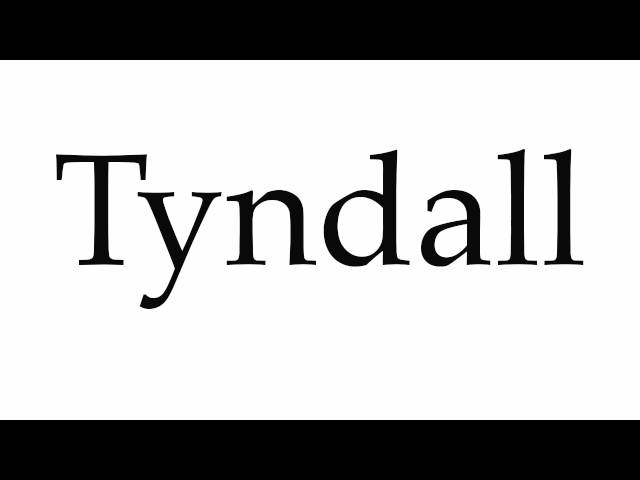 tyndall pronunciation
