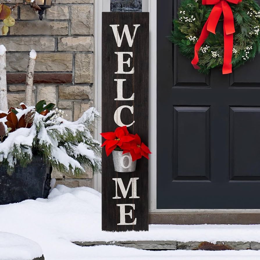 outdoor welcome signs